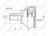 LYNXauto CO-3057 (CO3057) Joint Kit, drive shaft