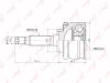 LYNXauto CO-4601 (CO4601) Joint Kit, drive shaft