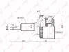 LYNXauto CO5718A Joint Kit, drive shaft