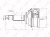 LYNXauto CO7512 Joint Kit, drive shaft