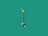 HYUNDAI / KIA (MOBIS) 54830-3K010 (548303K010) Rod/Strut, stabiliser