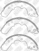 NiBK FN4452 Brake Shoe Set