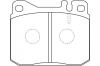 NiBK PN0003 Brake Pad Set, disc brake