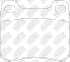 NiBK PN0005 Brake Pad Set, disc brake