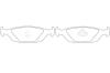 NiBK PN0013 Brake Pad Set, disc brake