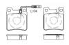 NiBK PN0030 Brake Pad Set, disc brake