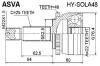 ASVA HYSOLA48 Joint Kit, drive shaft