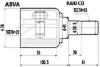 ASVA KAIU-CD (KAIUCD) Joint Kit, drive shaft