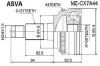 ASVA MZCX7A44 Joint Kit, drive shaft