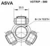 ASVA VOTRIPS80 Replacement part