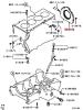 MITSUBISHI 1052A824 Shaft Seal, crankshaft