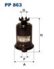 FILTRON PP863 Fuel filter