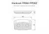 HANKOOK FPD02 Brake Pad Set, disc brake