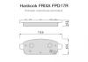 HANKOOK FPD17R Brake Pad Set, disc brake