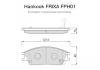 HANKOOK FPH01 Brake Pad Set, disc brake