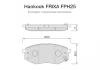 HANKOOK FPH25 Brake Pad Set, disc brake