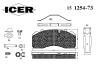 ICER 151254-073 (151254073) Brake Pad Set, disc brake