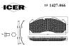 ICER 151427-066 (151427066) Brake Pad Set, disc brake