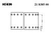 ICER 21838500 Brake Lining Kit, drum brake