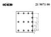ICER 21907100 Brake Lining Kit, drum brake