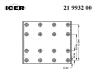 ICER 21993200 Brake Lining Kit, drum brake