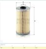 MANN-FILTER P726x (P726X) Fuel filter