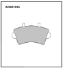 ALLIED NIPPON ADB01035 Brake Pad Set, disc brake