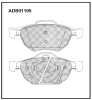ALLIED NIPPON ADB01195 Brake Pad Set, disc brake