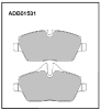 ALLIED NIPPON ADB01531 Brake Pad Set, disc brake