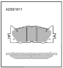 ALLIED NIPPON ADB01611 Brake Pad Set, disc brake