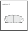 ALLIED NIPPON ADB01612 Brake Pad Set, disc brake