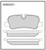 ALLIED NIPPON ADB02021 Brake Pad Set, disc brake