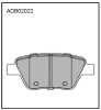 ALLIED NIPPON ADB02022 Brake Pad Set, disc brake