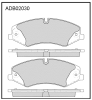 ALLIED NIPPON ADB02030 Brake Pad Set, disc brake