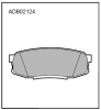 ALLIED NIPPON ADB02124 Brake Pad Set, disc brake