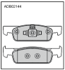 ALLIED NIPPON ADB02144 Brake Pad Set, disc brake