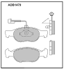 ALLIED NIPPON ADB1479 Brake Pad Set, disc brake