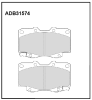 ALLIED NIPPON ADB31574 Brake Pad Set, disc brake