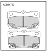 ALLIED NIPPON ADB31729 Brake Pad Set, disc brake
