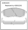 ALLIED NIPPON ADB32025 Brake Pad Set, disc brake