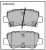 ALLIED NIPPON ADB32026 Brake Pad Set, disc brake