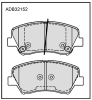 ALLIED NIPPON ADB32152 Brake Pad Set, disc brake