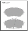 ALLIED NIPPON ADB32207 Brake Pad Set, disc brake