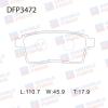 DOUBLE FORCE DFP3472 Replacement part