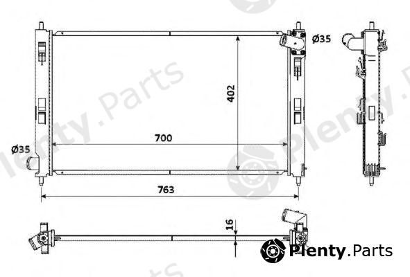  NRF part 53906 Radiator, engine cooling