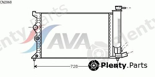  AVA QUALITY COOLING part CN2068 Radiator, engine cooling