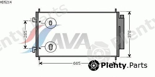  AVA QUALITY COOLING part HD5214 Condenser, air conditioning
