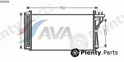  AVA QUALITY COOLING part HY5184 Condenser, air conditioning
