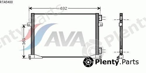  AVA QUALITY COOLING part RTA5400 Condenser, air conditioning