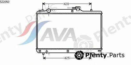  AVA QUALITY COOLING part SZ2050 Radiator, engine cooling